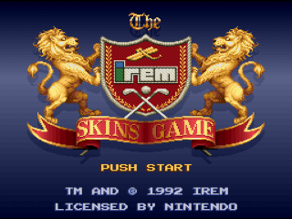 Major Title title screen for Super Nintendo